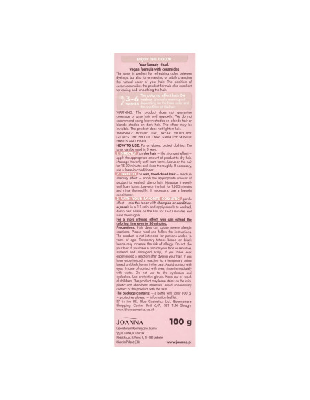 ULTRA COLOR vegánsky toner na vlasy Coconut Latte 100 g