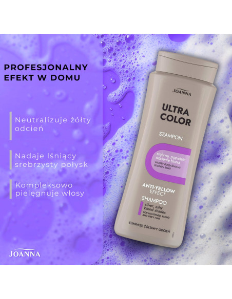 ULTRA COLOR sampon ezüstszőke árnyalatokhoz 400 ml