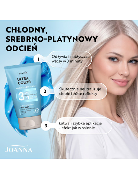ULTRA Color 3 min – Színező kondicionáló hideg szőkének