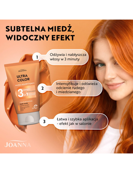 ULTRA Color 3 min – Červený farbiaci kondicionér 100 g