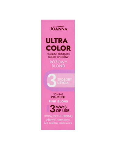 Ultra Color Pigment tónovacia ružová blond zvýrazní a osvieži farbu vlasov
