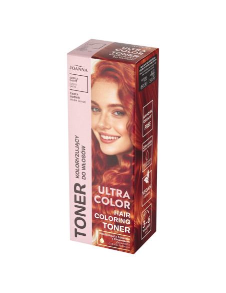 Ultra Color Toner Chilli latte - veganský toner na vlasy | Joanna