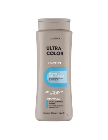 Sampon ULTRA Color 400 ml – hideg szőke | A sárga tónusok ápolása és semlegesítése
