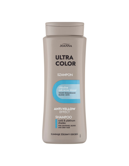 Sampon ULTRA Color 400 ml – hideg szőke | A sárga tónusok ápolása és semlegesítése