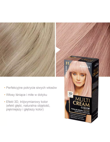 MULTI CREAM COLOR hajfesték 31.5 Rózsaszín szőke