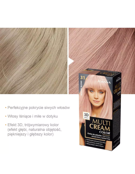 MULTI CREAM COLOR hajfesték 31.5 Rózsaszín szőke