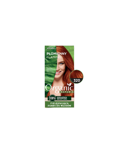 NATURIA ORGANIC hajfesték – 320 Tüzes vörös