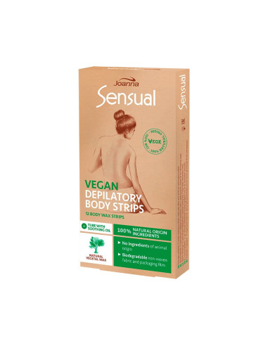 SENSUAL VEGAN gyantacsík testre, 12 db