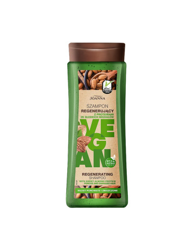 VEGAN Regeneračný šampón s bielkovinami zo sladkých mandlí 300 ml
